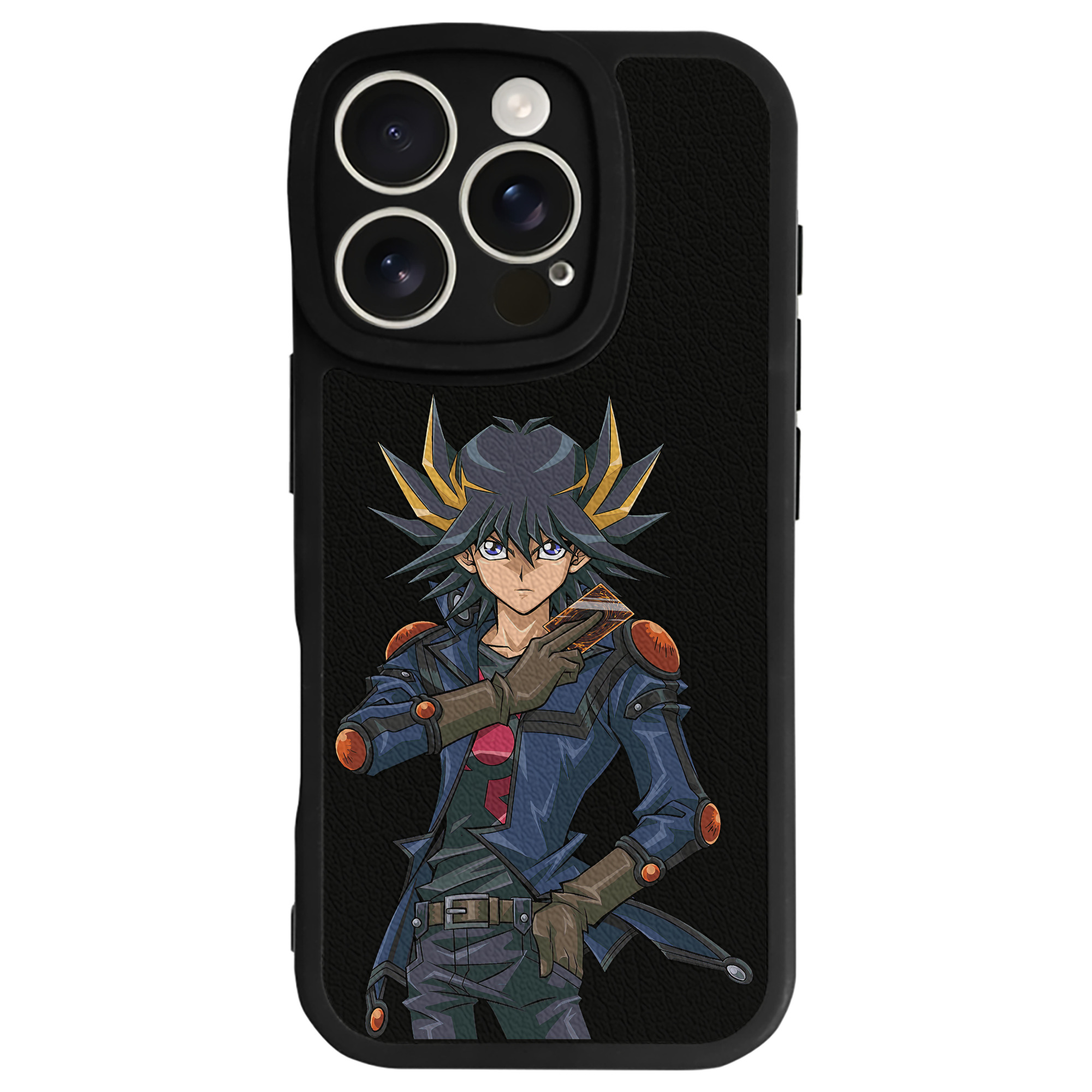 遊☆戯☆王 Yu-Gi-Oh! 【iPhone 16シリーズ対応】シリコンスマホケース（レザー調） 材質：シリコン